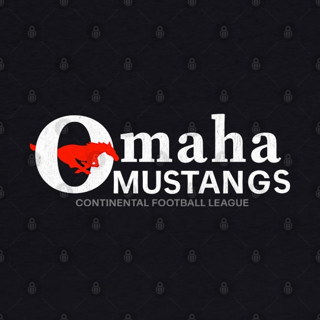 Defunct Omaha Mustangs Football CFL 1968 by LocalZonly